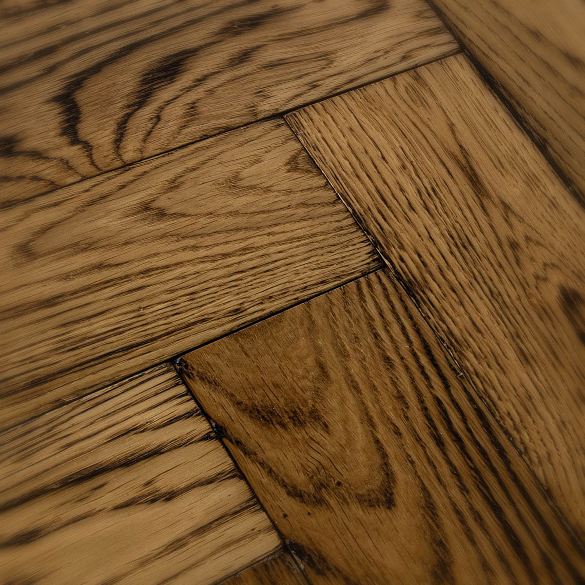 Regal Lane - Tumbled Edged Solid Oak Parquet Floor