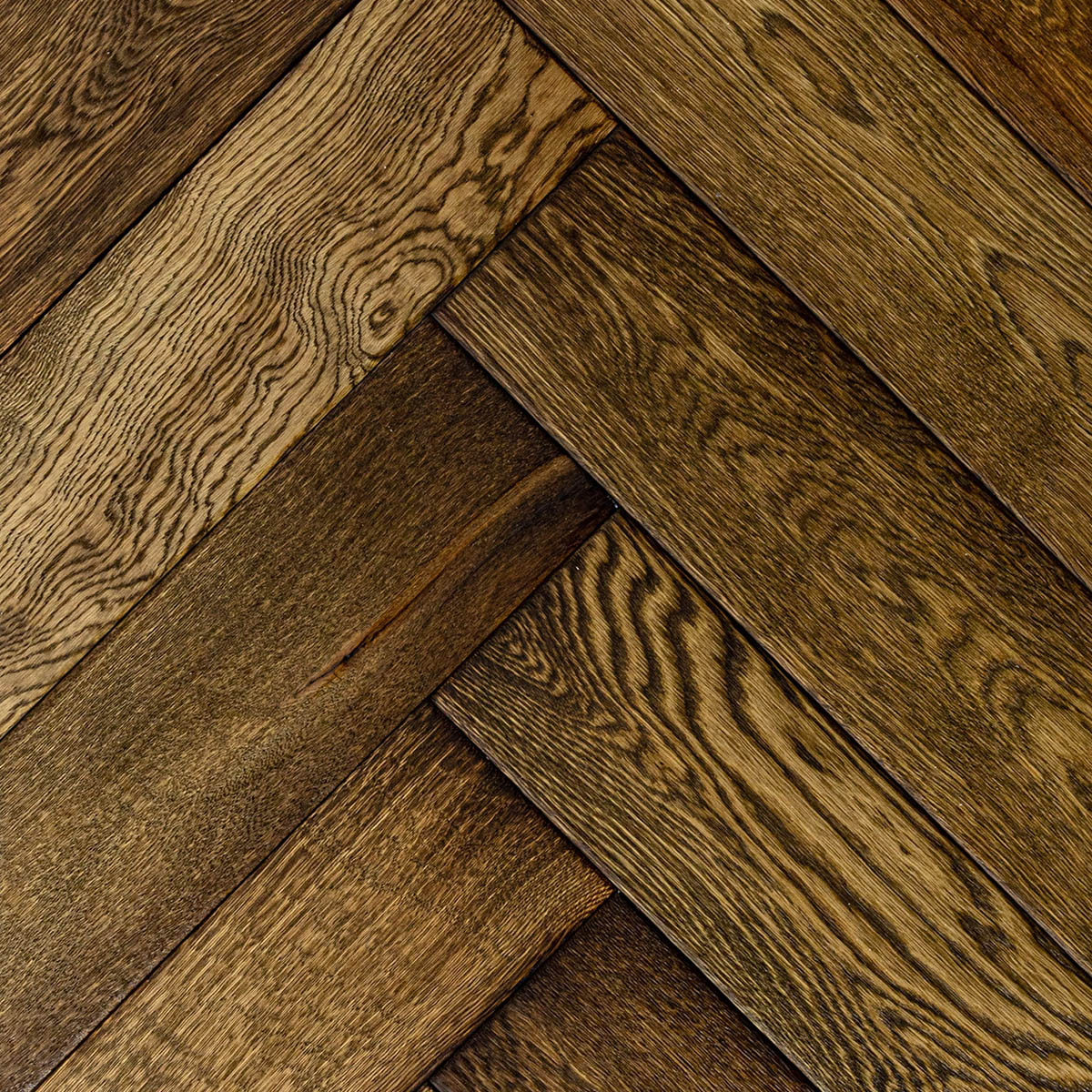 Luxford Herringbone - Distressed European Oak Herringbone Floor