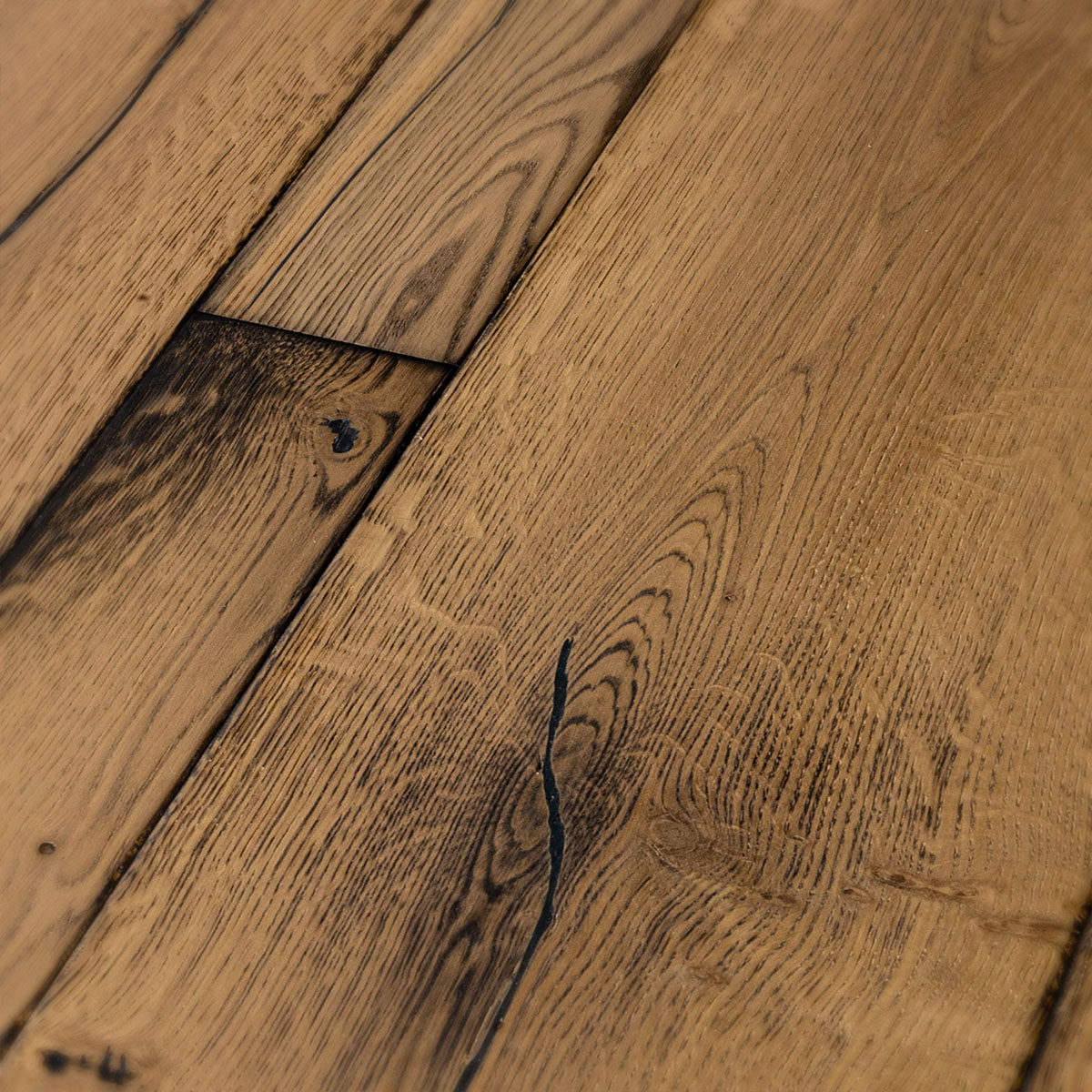 thornbridge - Brushed, Distressed Mixed Width Oak Floor
