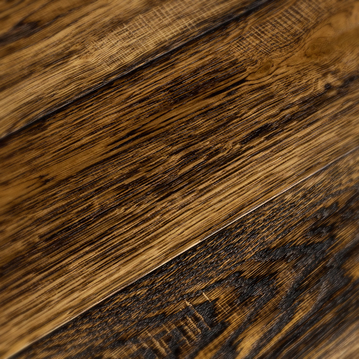 Loxley Herringbone - Tumbled Edged Distressed Rustic Oak Floor