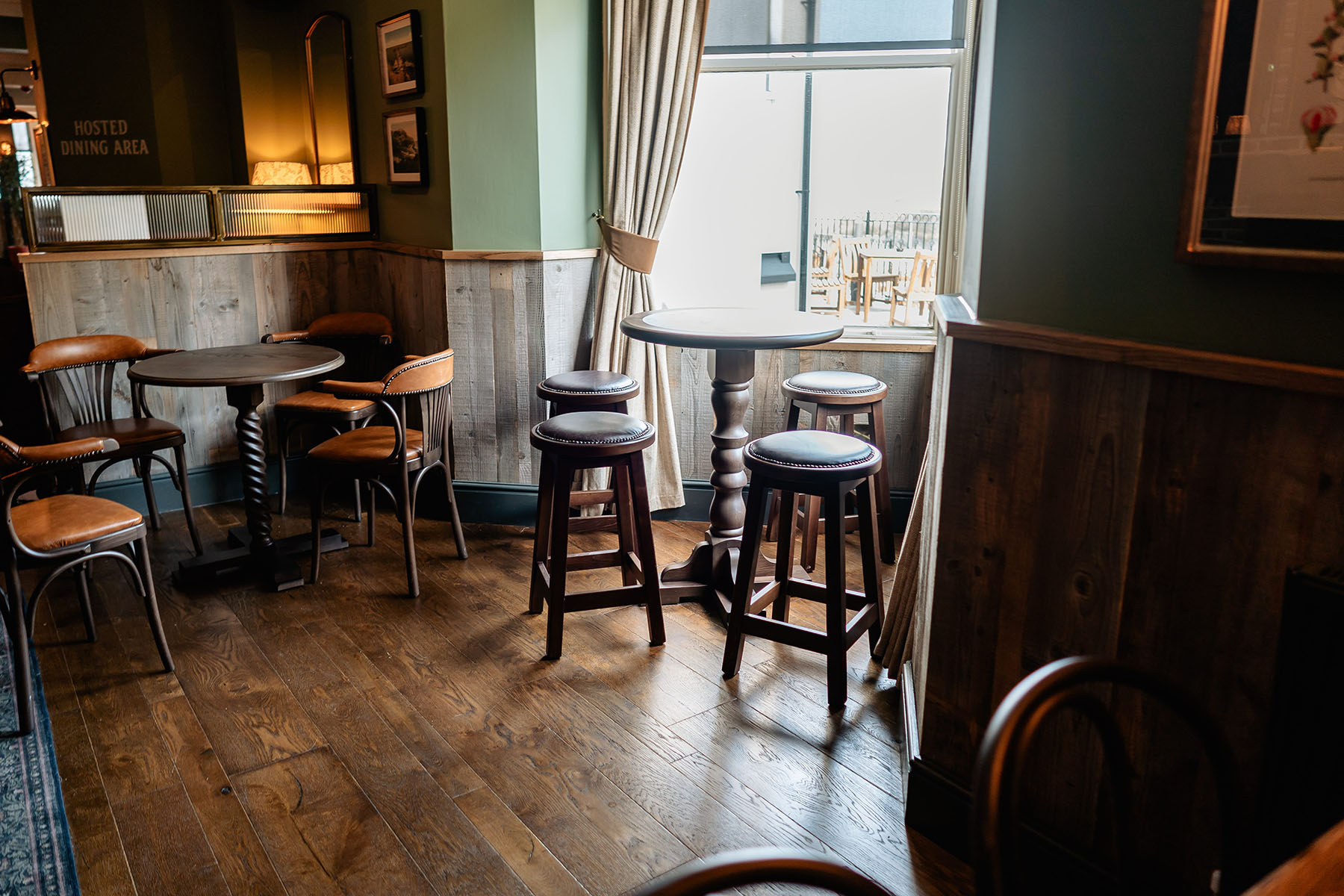 Malbrook Drive rustic-grade oak flooring at Craigside Manor.