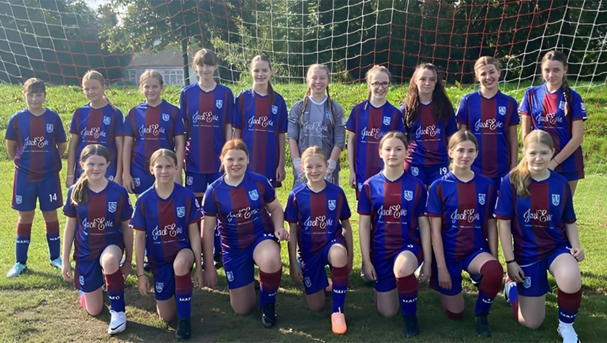 Milford Amazons U14s girls’ team