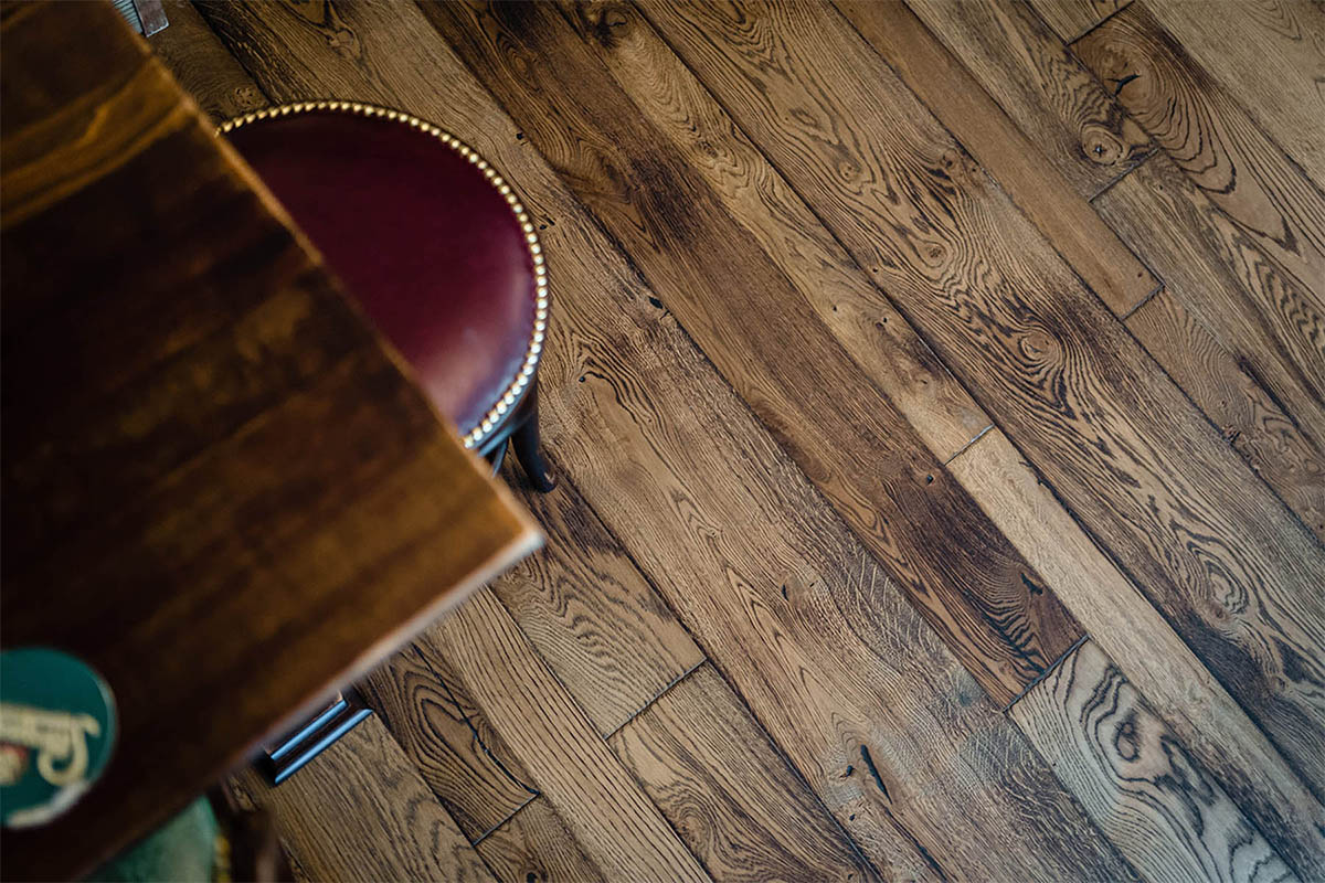 Installing Mixed Width Wood Floors