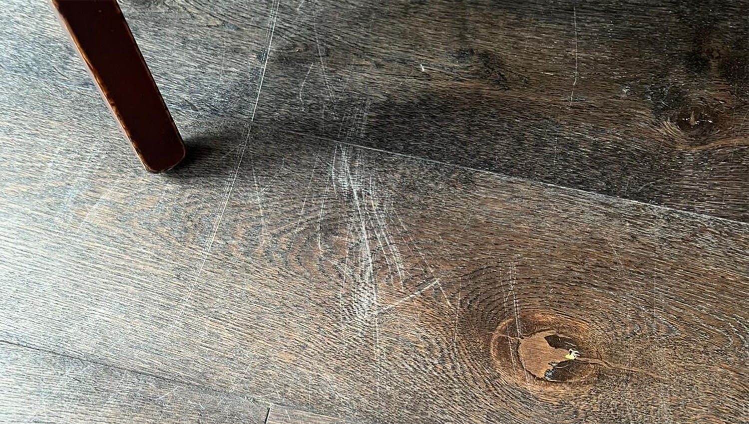 Protect hardwood floors from scratches