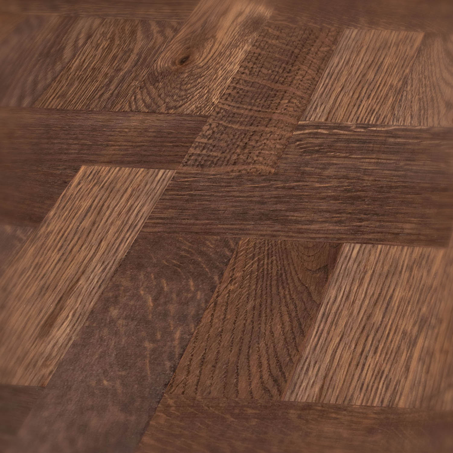 Eltoft Close - basket-woven parquet floor close-up