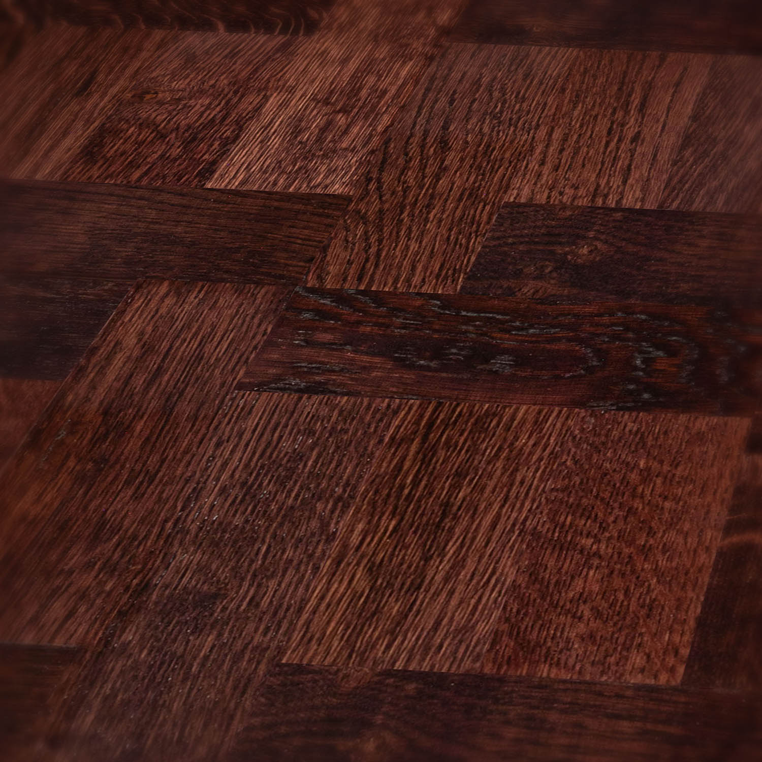 Kidmore Road - basket-woven parquet floor close-up