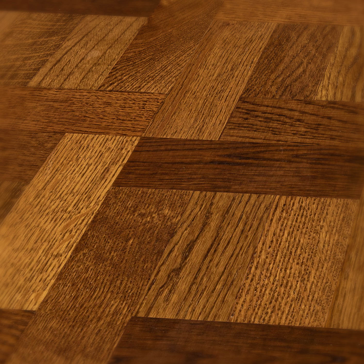 Woodville Court - basket-woven parquet floor close-up