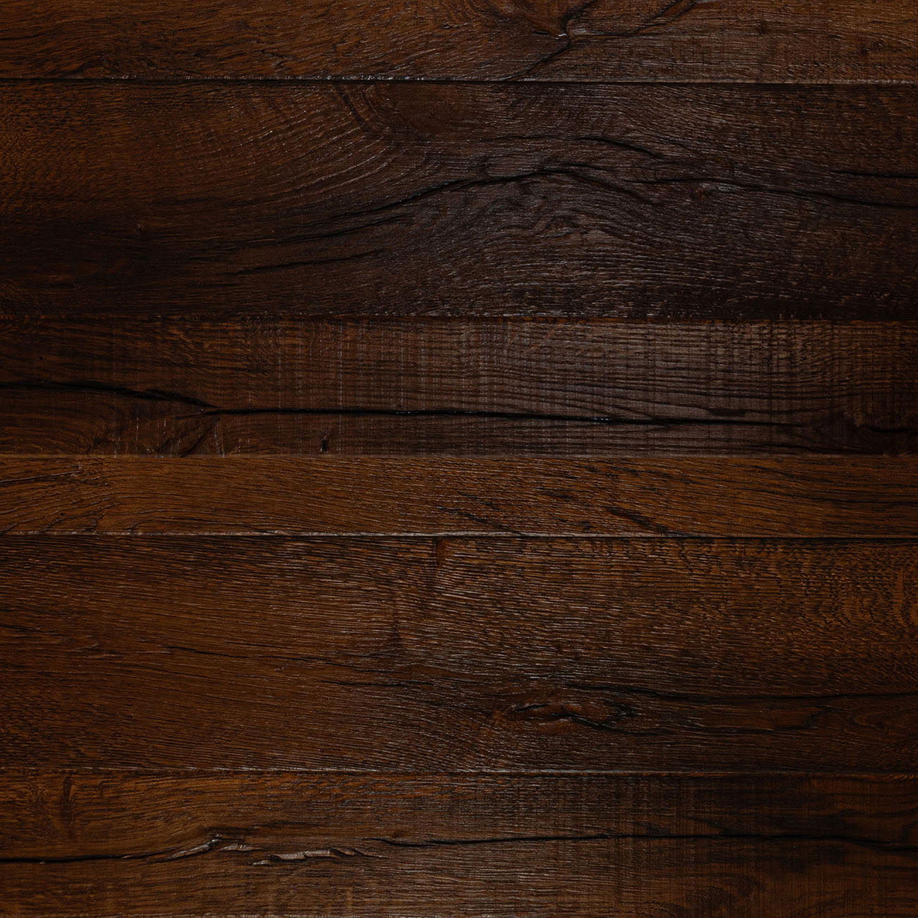 Falcon Street reddish-brown oak wall cladding with warm tones.