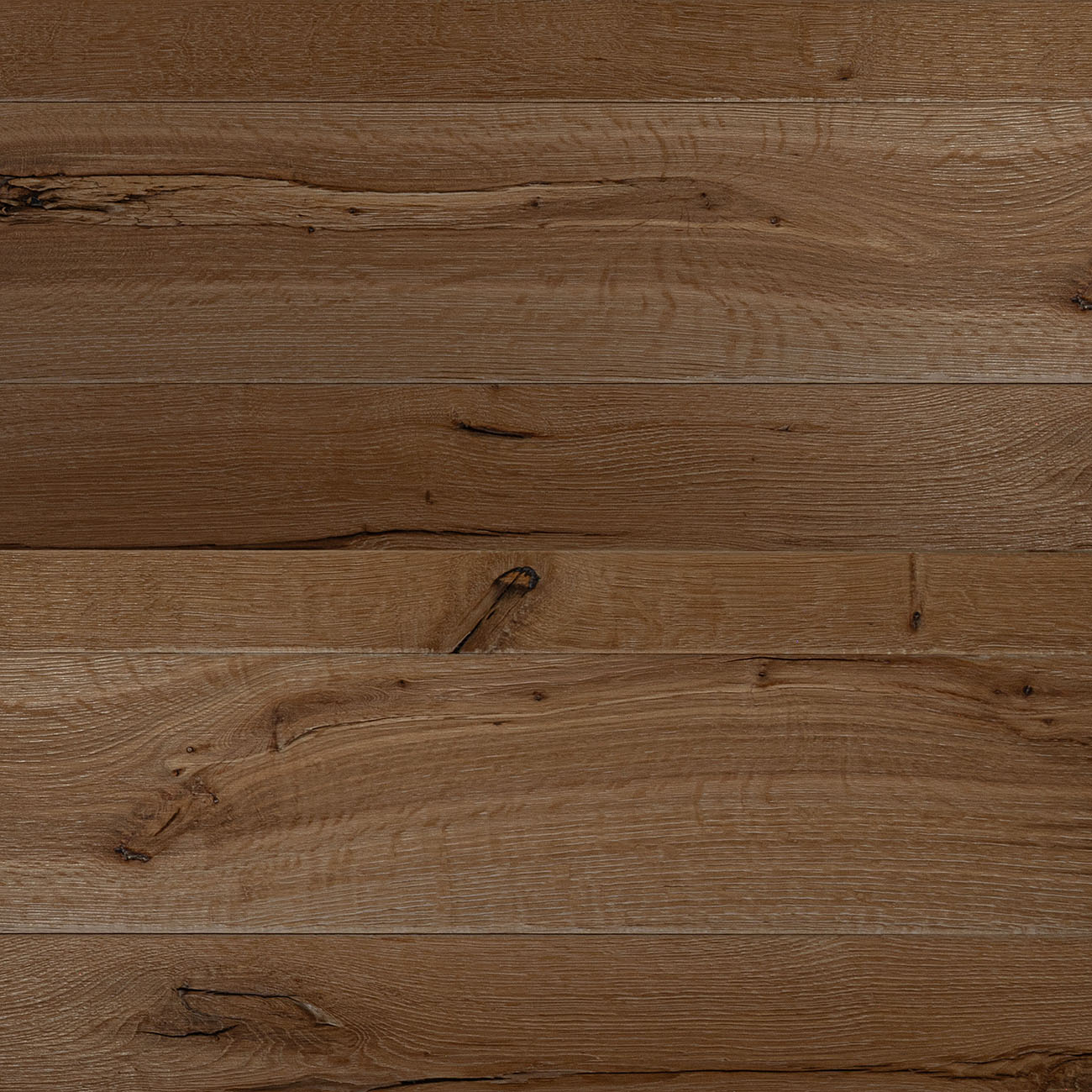 Thornton Mews light-brown oak wall cladding with soft beige tones.