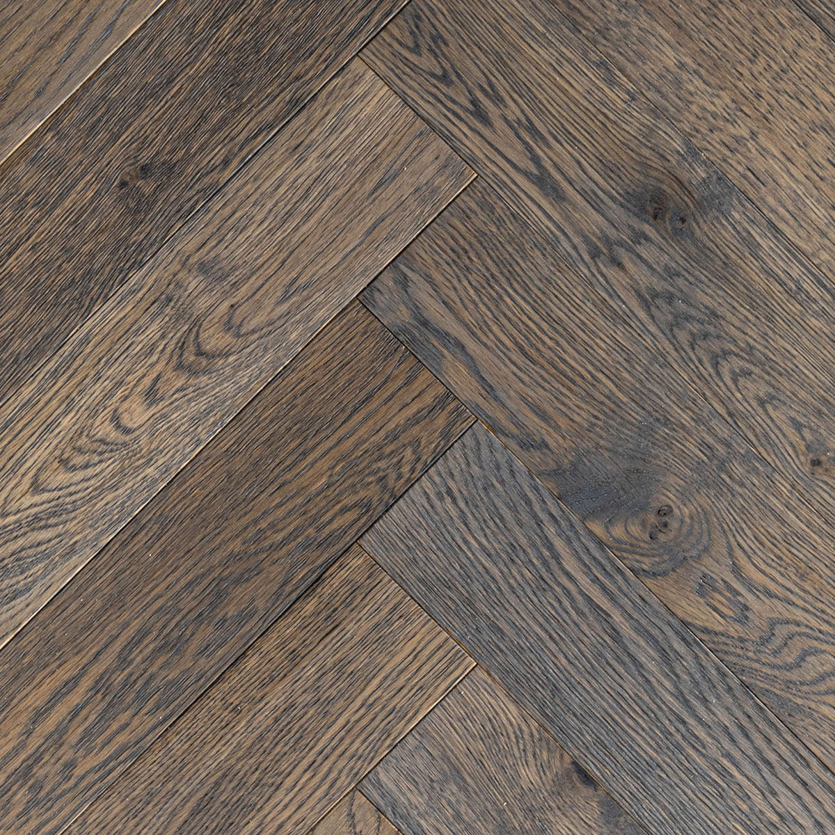 Augusta Street - Bevel Edged Rustic Herringbone Oak Floor