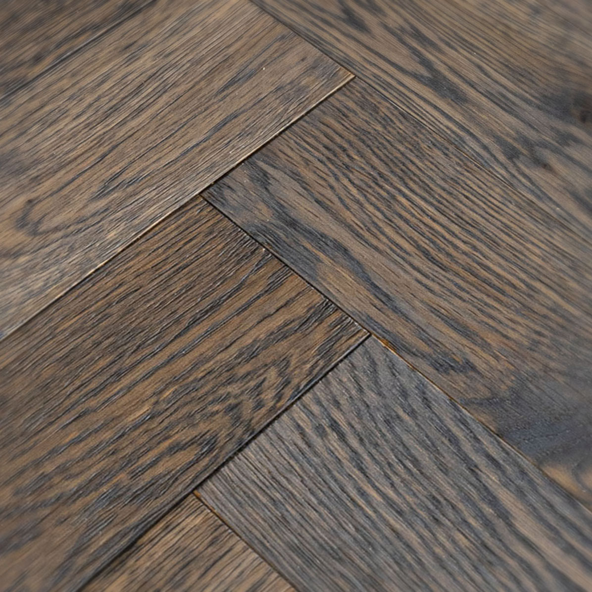 Augusta Street - Bevel Edged Rustic Herringbone Oak Floor