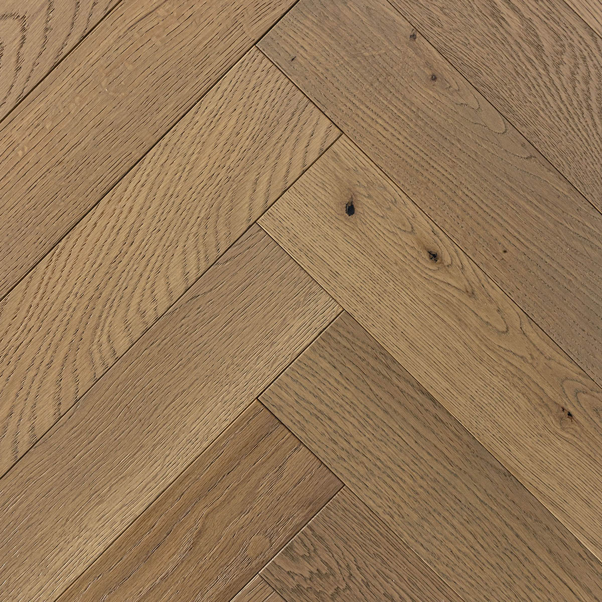 Tenny Lane - Medium Oak Coloured Parquet Wood Floor