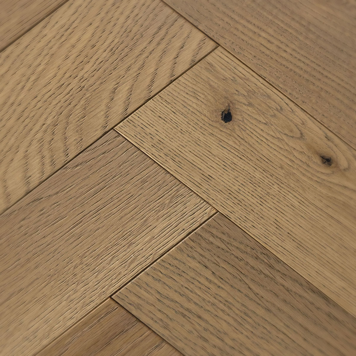 Tenny Lane - Medium Oak Coloured Parquet Wood Floor