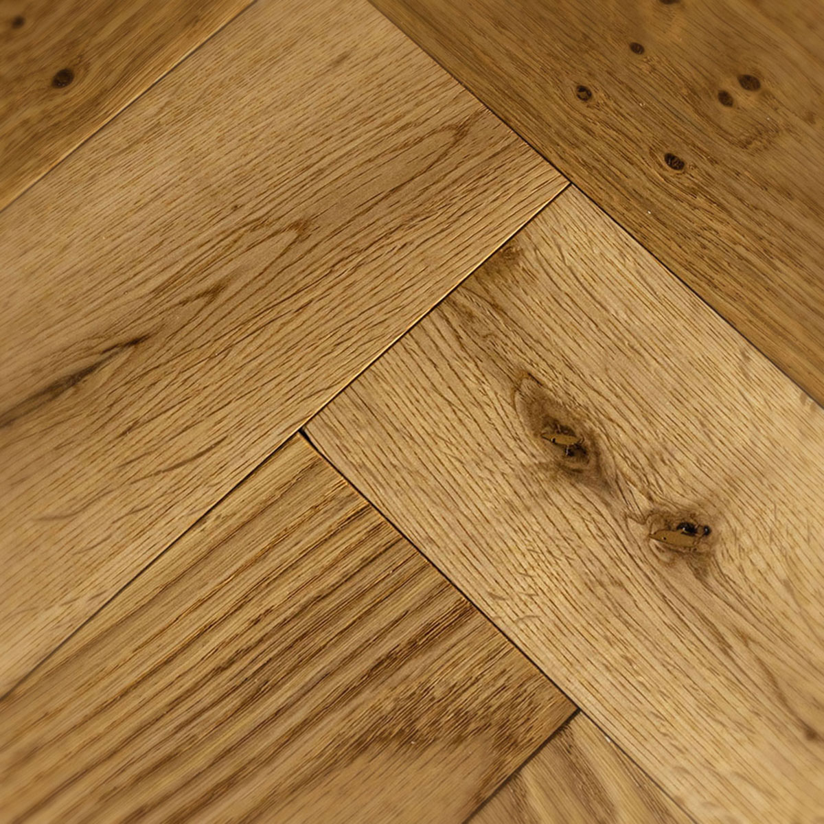 Darsham Place - Brushed Oiled Herringbone Wood Floor
