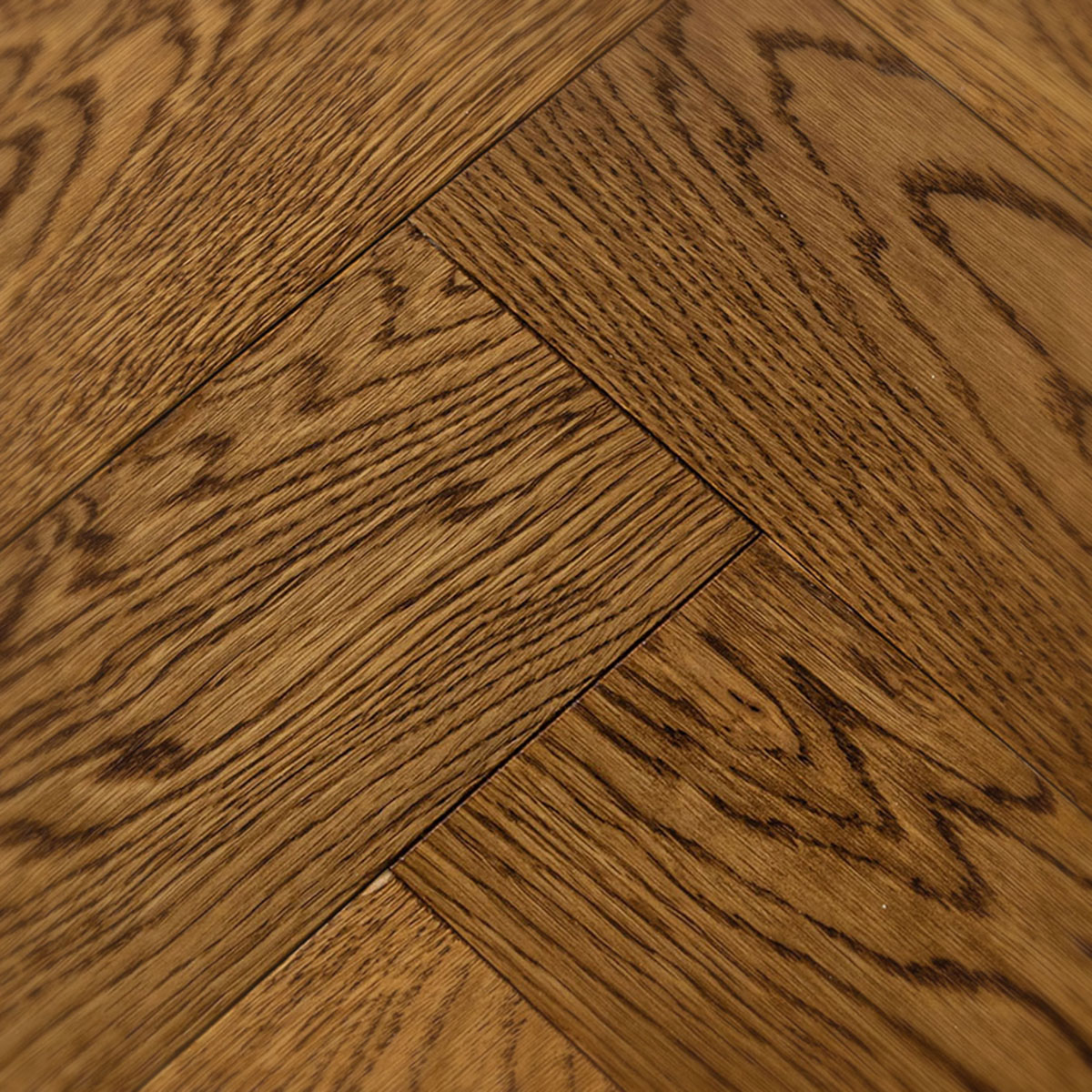 Monty Place - 16mm Thick Golden Oak Herringbone Floor 