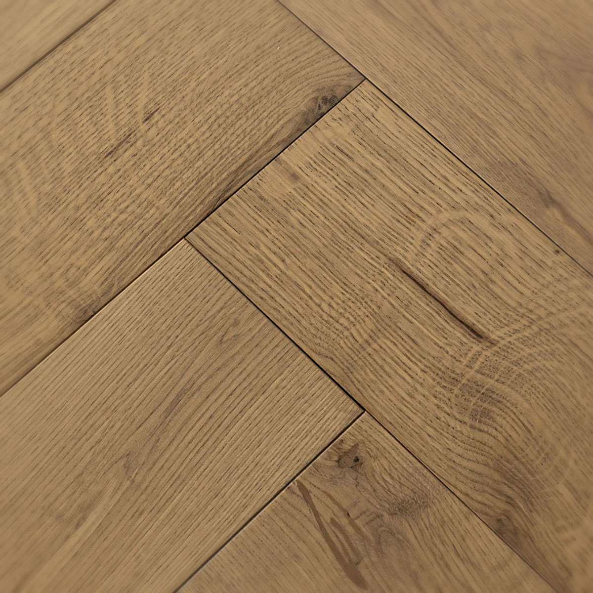 Redan Place - Natural Grade Brushed Herringbone Floor