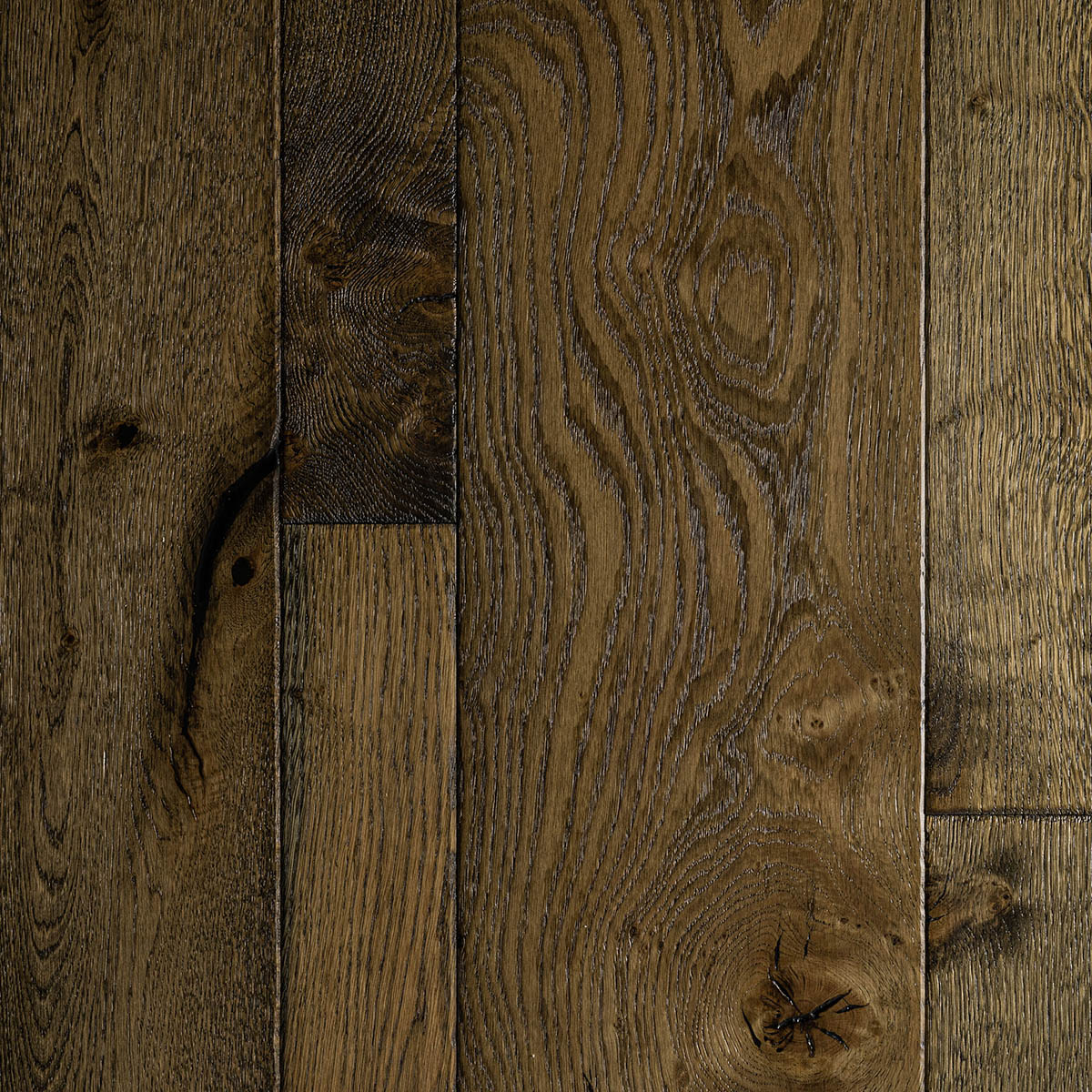 Baron Lane - Cobbled Edge Rustic Grade Mixed Width Oak