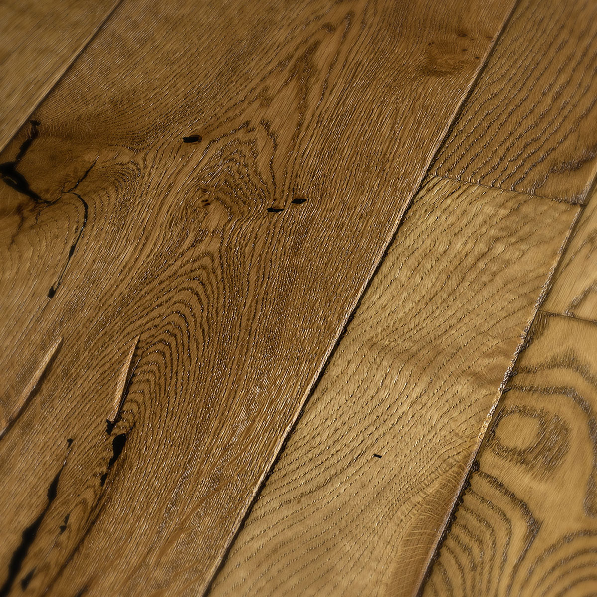 Brynfield - Aged Mixed Width Engineered Oak Floor