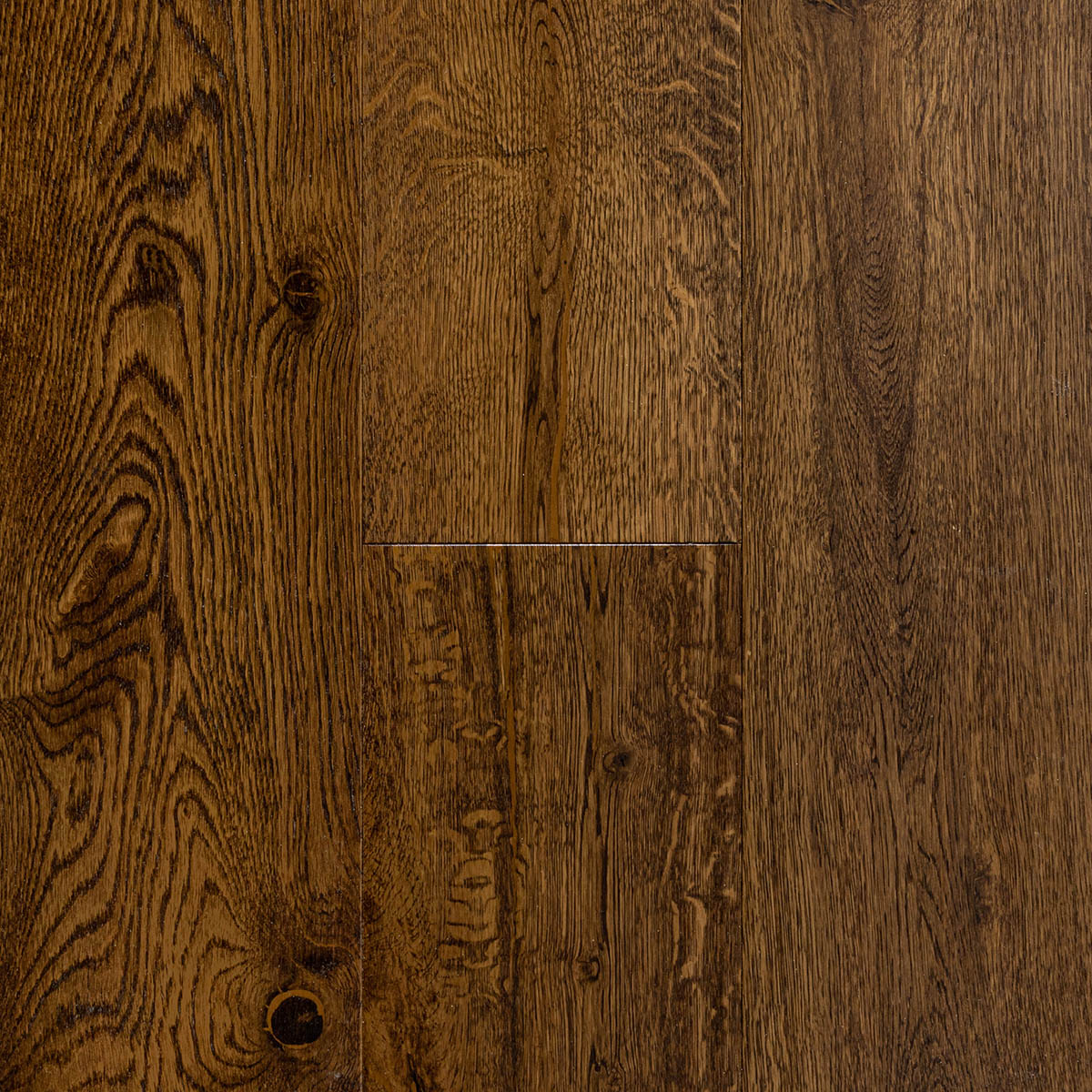 Triton Walk - Brushed Rustic Grade Oak Plank Floor