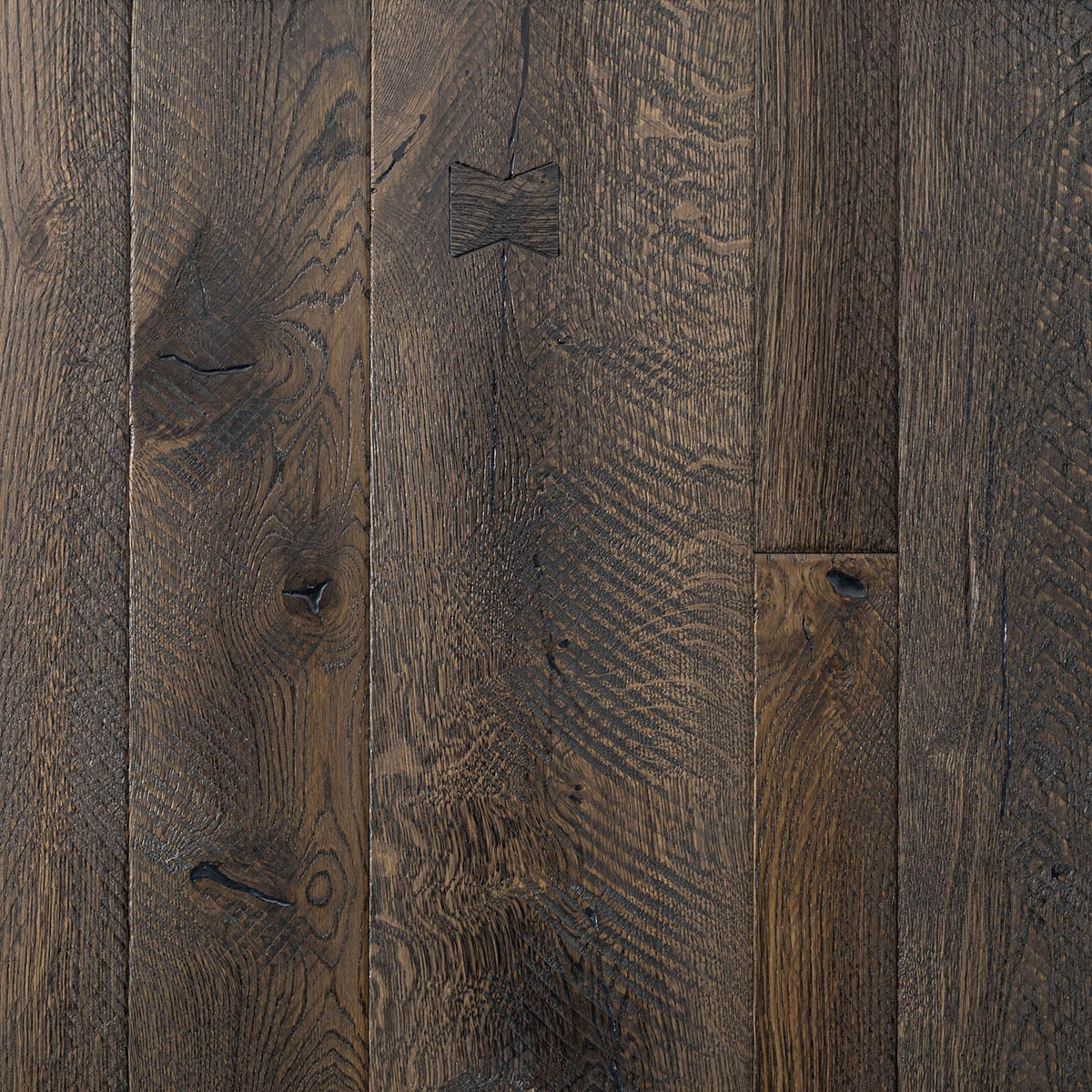 Thornbridge - Brushed, Distressed Mixed Width Oak Floor