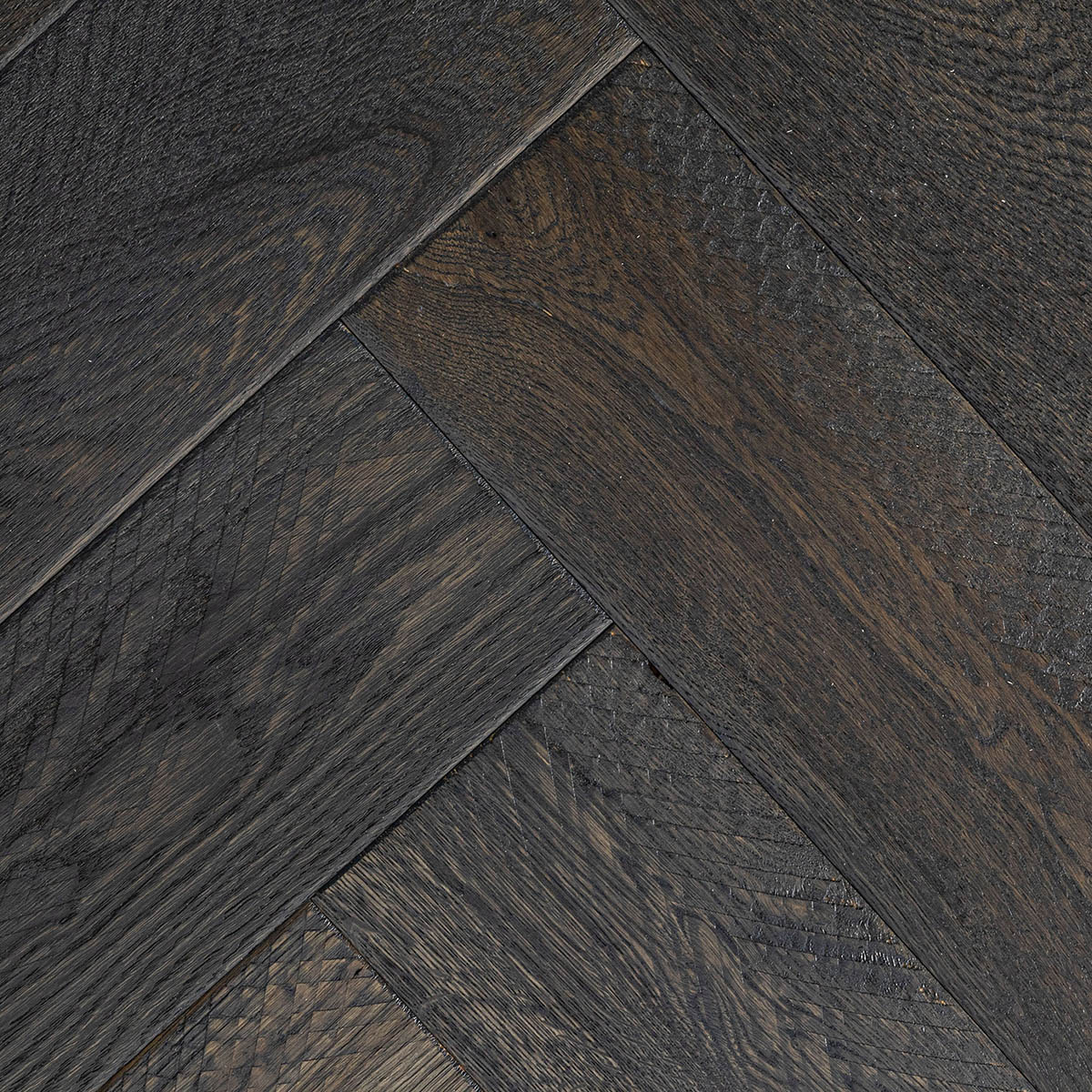 Hookgate Park Herringbone - Engineered Reclaimed-Effect Oak Floor