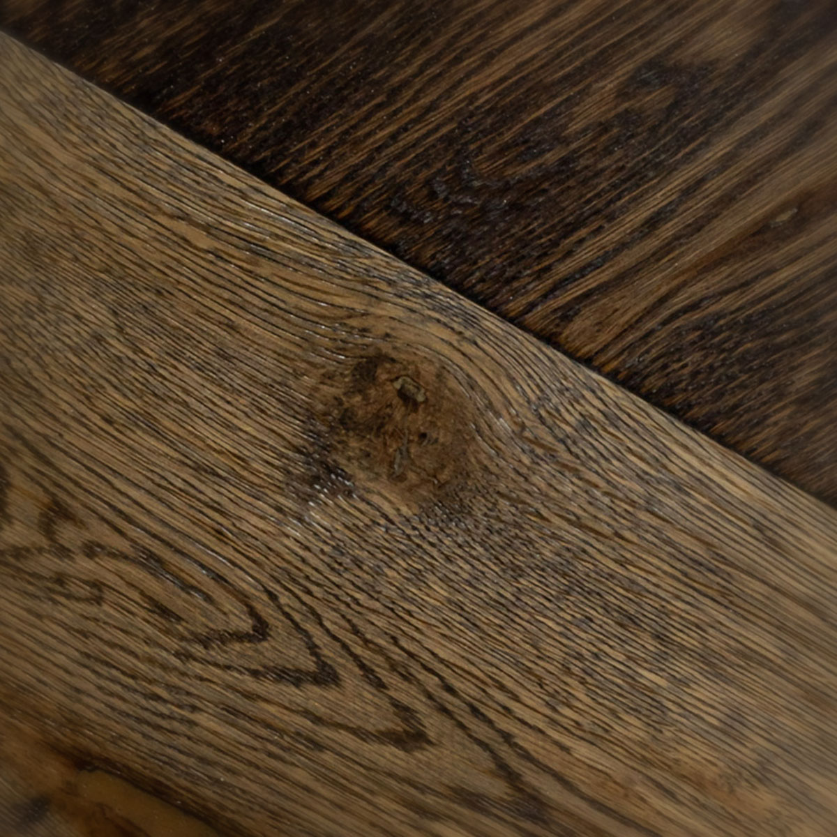 Blackash Lane - Geometric Diamond Shaped Wood Floor close-up