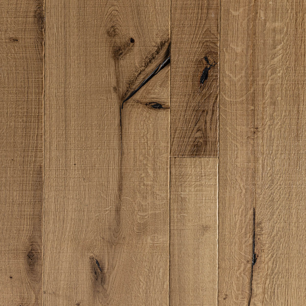 Light rustic oak toungue and groove 21mm thick engineered wood flooring