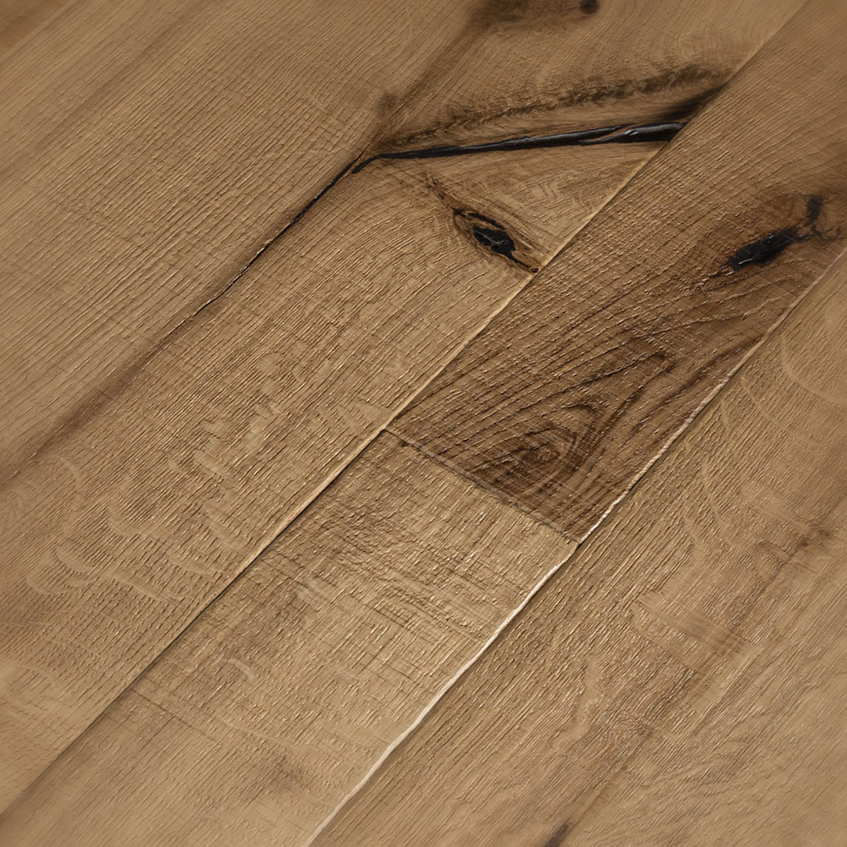 Light rustic oak toungue and groove 21mm thick engineered wood flooring
