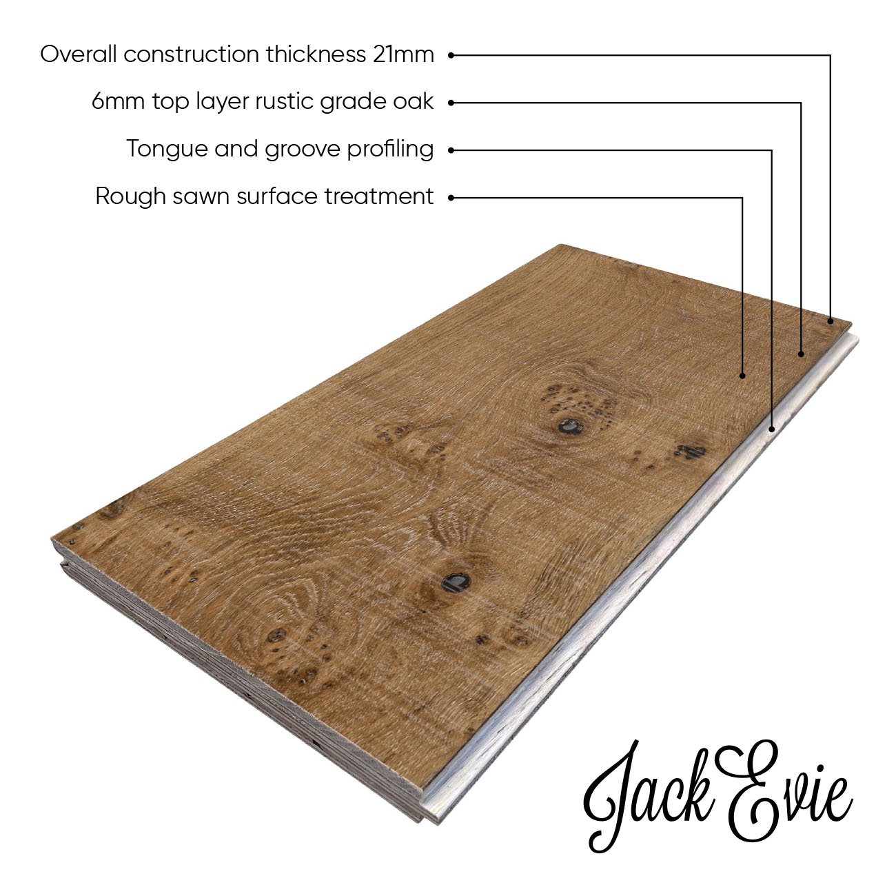 Coastal rough sawn engineered oak wood flooring