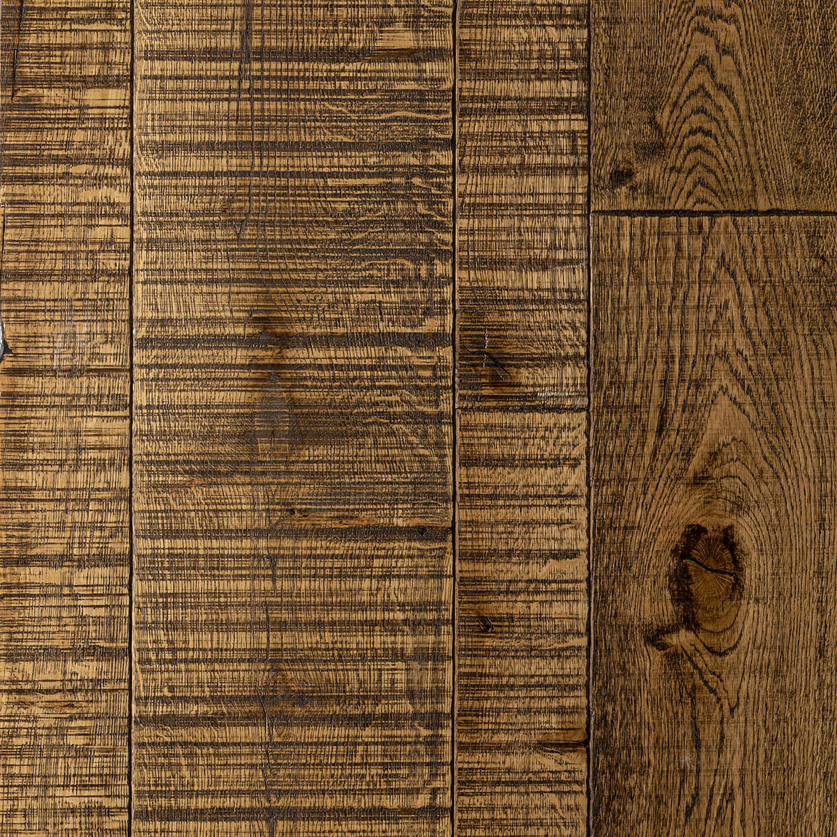 Cross sawn oak mixed width 6mm wear layer engineered wood flooring