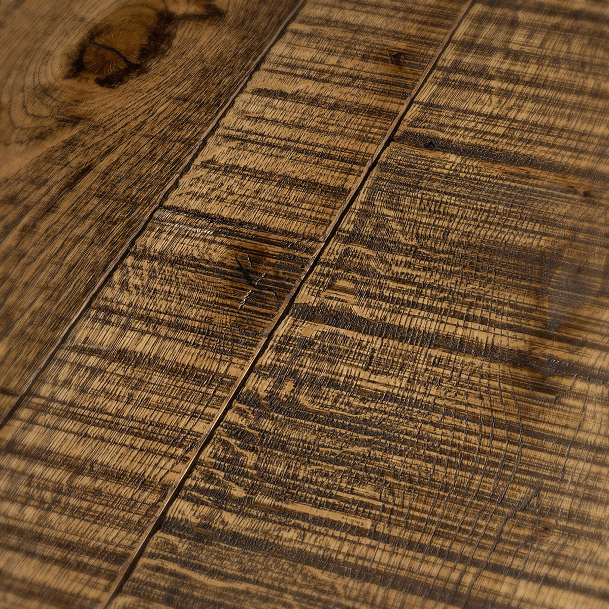 Cross sawn oak mixed width 6mm wear layer engineered wood flooring