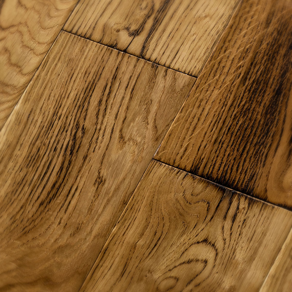 Hayfield - Distressed Rustic Engineered Oak Plank Floor