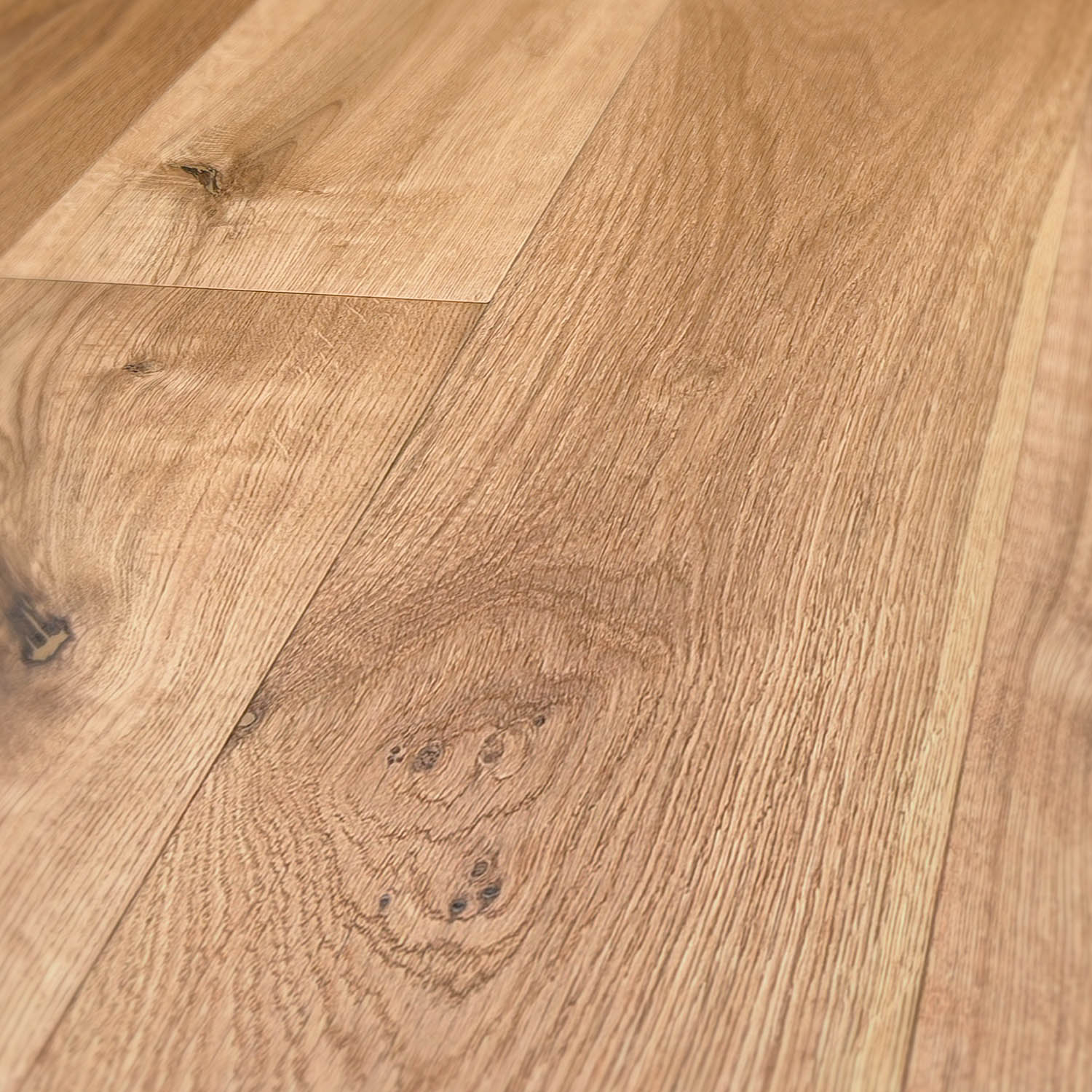 Goosemore - Brushed Rustic Grade Oak 14mm Thick