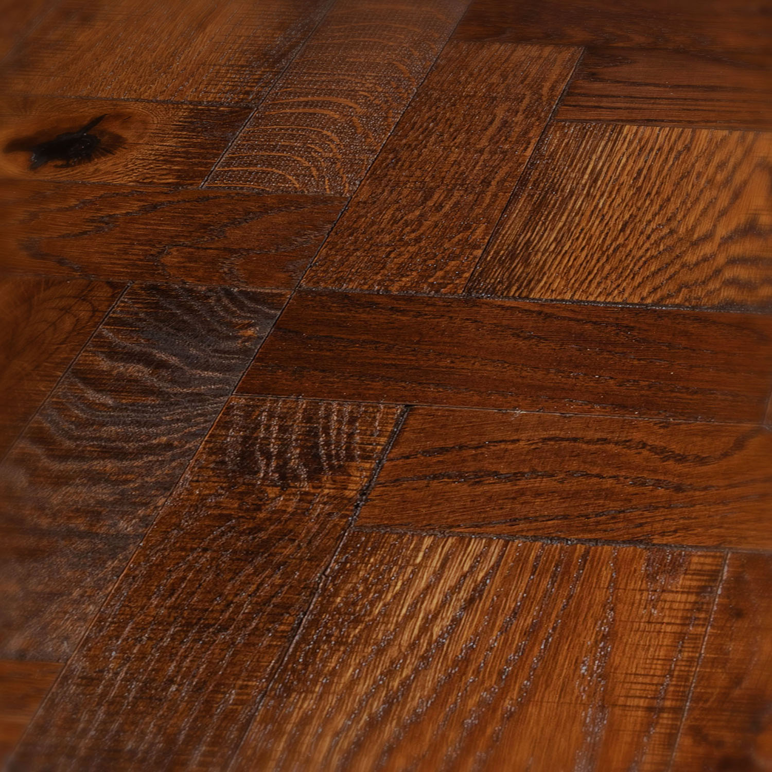 Parquet plank floor close-up