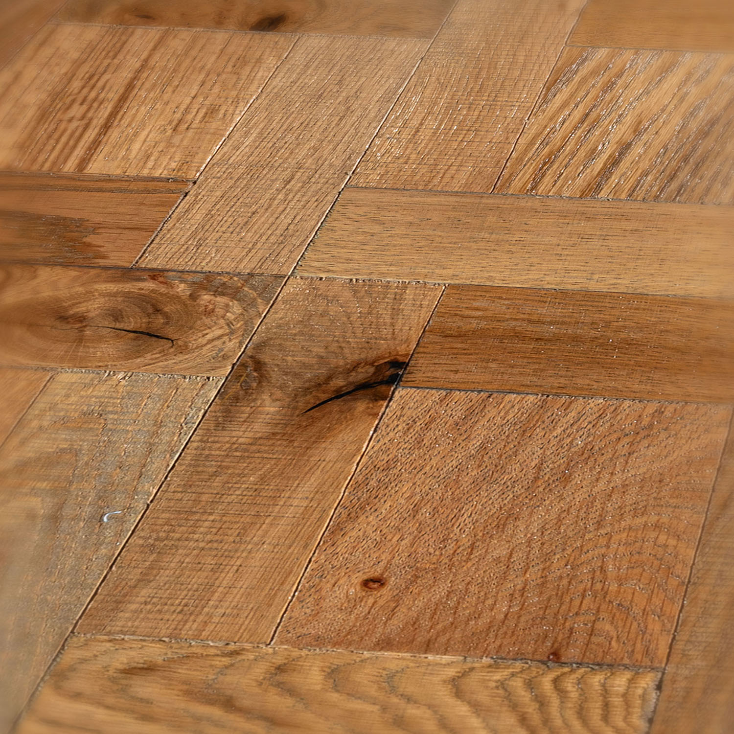 Parquet plank floor close-up