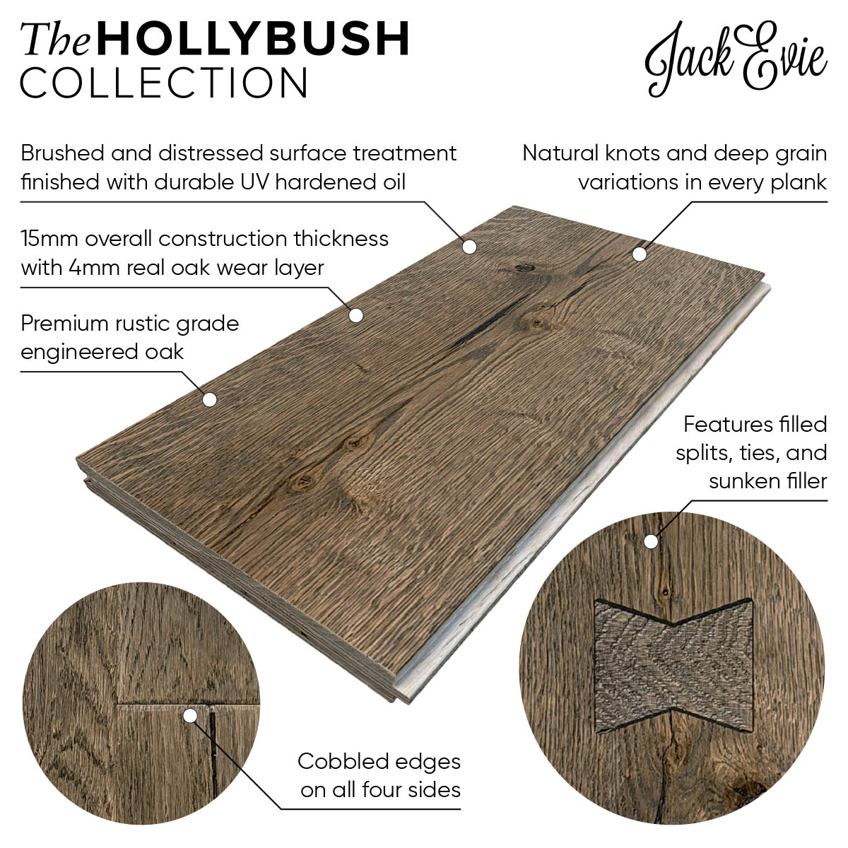 Exley Drive wood floor product diagram