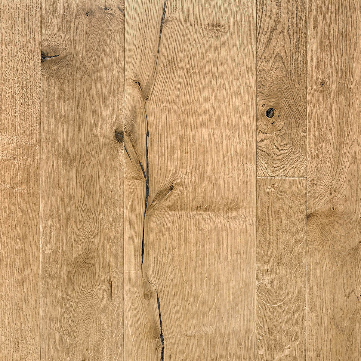 Water Street mixed width wood flooring