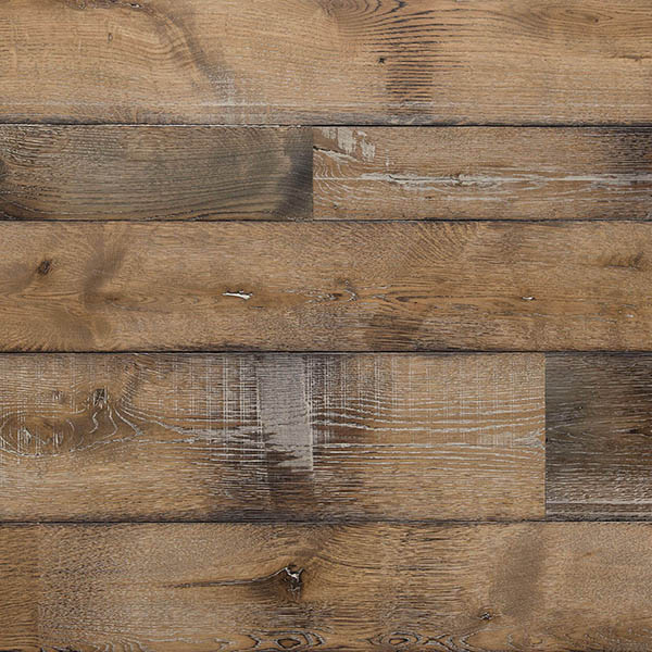 Rustic grade mixed width wood floor made from engineered European oak