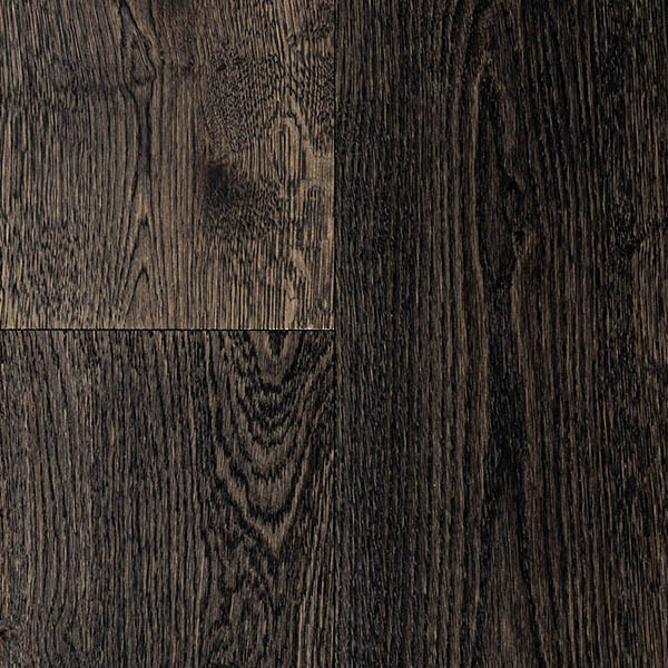 Dark grey plank wood floor made from natural grade engineered oak