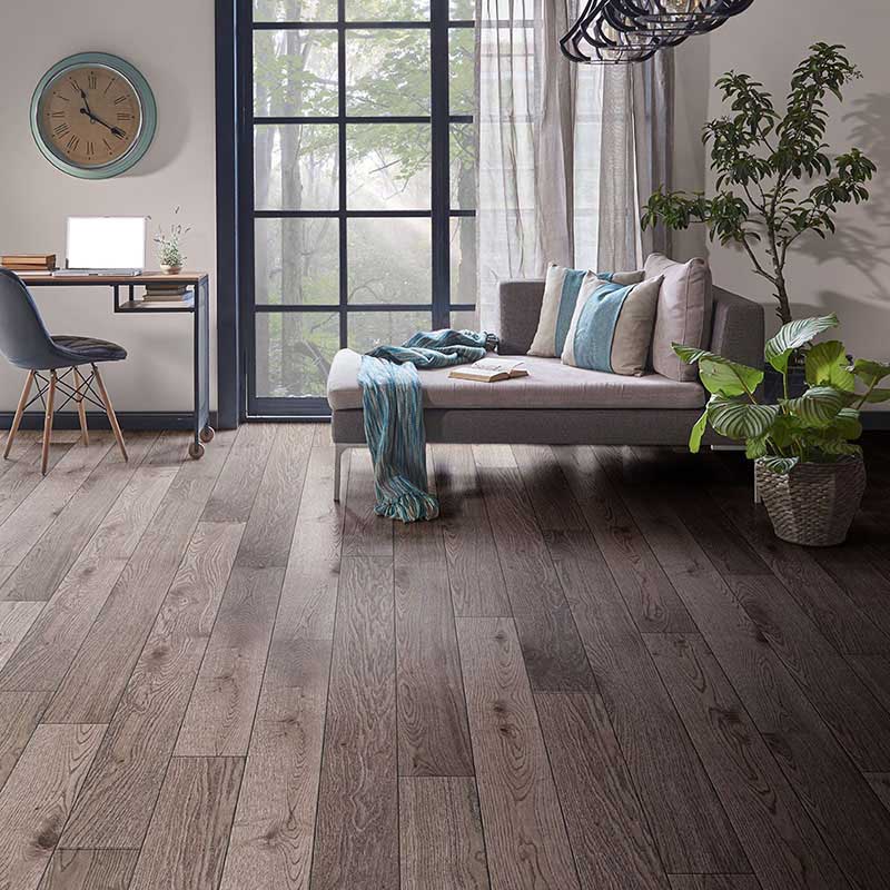 Grey wood flooring